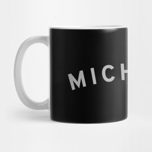 Michigan Typography Mug